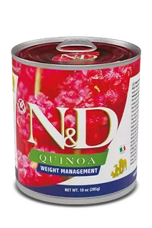 Farmina N&D dog QUINOA weight management konzerva 285 g