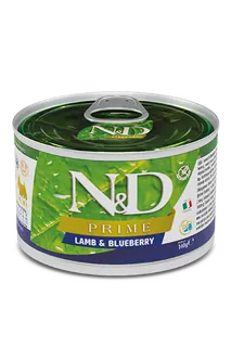 Farmina N&D dog PRIME lamb & blueberry konzerva 140g