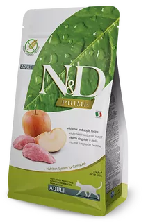 Farmina N&D cat PRIME (GF) adult, boar & apple 5 kg