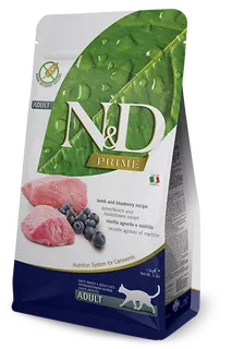 Farmina N&D cat PRIME (GF) adult, lamb & blueberry 5 kg