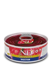 Farmina N&D cat QUINOA digestion konzerva 80 g
