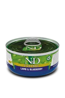 Farmina N&D cat PRIME lamb & blueberry konzerva 70 g