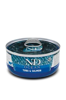 Farmina N&D cat OCEAN tuna & salmon konzerva 70 g