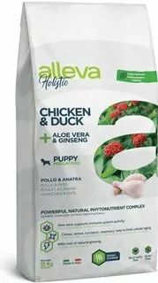 Alleva HOLISTIC dog puppy & junior medium chicken 12 kg