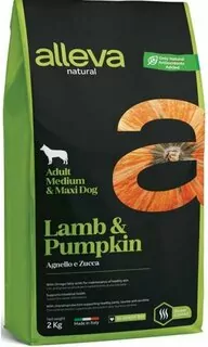 Alleva NATURAL dog adult medium & maxi lamb & pumpkin 12 kg