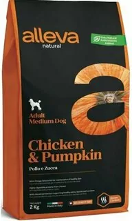 Alleva NATURAL dog adult medium chicken & pumpkin 12 kg