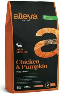 Alleva NATURAL dog puppy mini chicken & pumpkin 12 kg