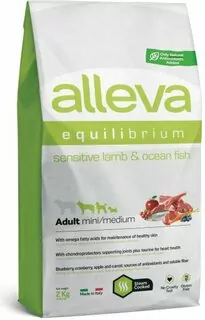 Alleva SP EQUILIBRIUM dog adult sensitive medium & maxi lamb & ocean fish 12 kg