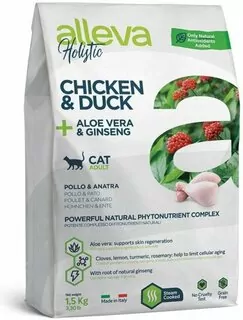 Alleva HOLISTIC cat adult chicken & duck & aloe vera & gingseng 10 kg