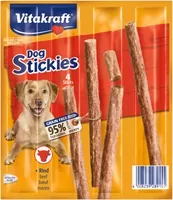 VITAKRAFT Dog Stickies tyčinky hovädzie 4x11g
