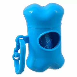 Zásobník DOG FANTASY modrý s 1 rolkou sáčku 1ks