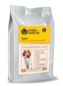 Larra Nature Puppy Malé a Stredné Plemená Superprémium 28/18 12kg