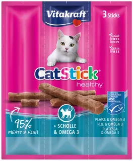 Vitakraft CAT STICK PLATÝS-OMEGA3 3X6G