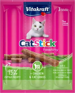 Vitakraft Cat Stick mini kačica a králik 3x6g
