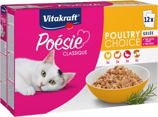 Vitakraft POÉSIE CLASSIQUE MP GELE DRŮBEŽ 12X85G