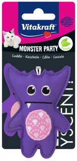 Vitakraft HRAČKA MONSTER FIALOVÝ S CATNIPEM 8CM
