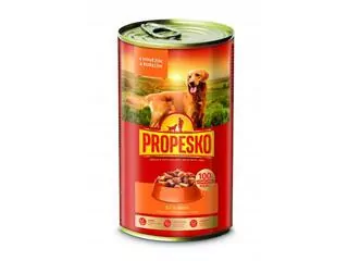 Propesko kúsky pes hovädzie, kuracie v omáčke 12x1240 g