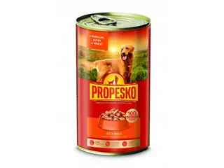 PROPESKO pes Kuracie, Pečeň, Mrkva - 12x1240g