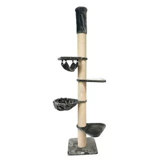 Elwing XXL Škrabadlo do stropu 57*57*250-275cm šedá