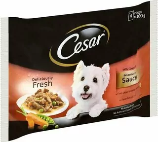 CESAR kapsička dog Selection mix v omáčke 400 g