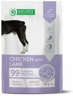 Natures P KAPSIČKY dog adult Multi benefit chicken & lamb 22x100 g