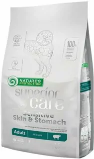 Natures P Superior care dog GF adult Sensitive skin&stomach lamb all breeds 10 kg