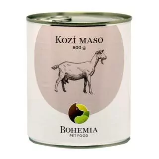 BOHEMIA Kozie mäso vo vlastnej šťave 6x800g