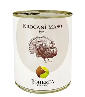 OHÉMIA Morčacie mäso vo vlastnej šťave 12x800g