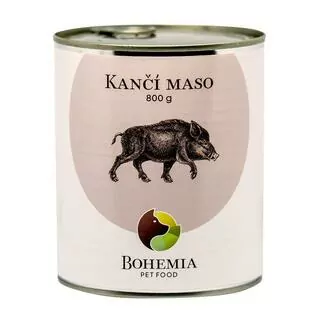 BOHÉMIA Diviačie mäso vo vlastnej šťave 6x800g