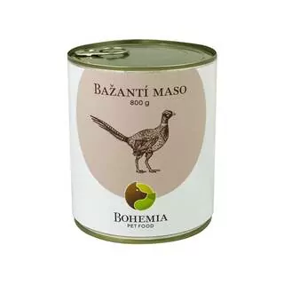 BOHÉMIA Bažantie mäso vo vlastnej šťave 6x800g