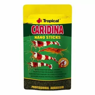 TROPICAL Caridina Nano Sticks 10g krmivo vo forme tyčiniek pre trpasličie krevetky