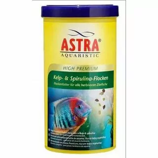 ASTRA HIGH PREMIUM KELP & SPIRULINA FLOCKEN 250ml/ 53g prémiové vločkové krmivo so spirulínou