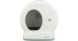 Samočistiaca SMART toaleta pre mačky, 53 x 55,5 x 52 cm, biela