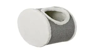 Škrabadlo na stenu plyšová jaskyňa pre mačku 42x29x28 cm