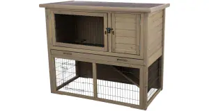 NATURA králikáreň s výbehom 116 x 97 x 63 cm, šedo-zelená