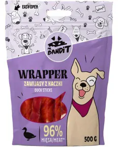 Pamlsok Mr. Bandit wrapper duck sticks 500g