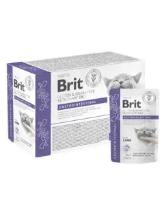 Brit VD Gluten & Grain-Free Cat Pouch Fillets in Gravy Gastrointestinal 12 x 85 g