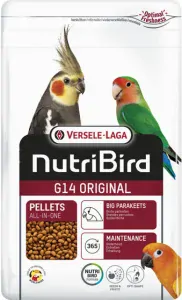 VL Orlux NutriBird G14 Original- extrudy pre stredne veľké papagáje s ovocím na denné kŕmenie 10 kg