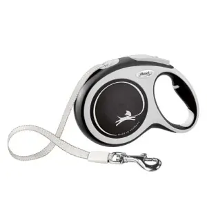 Vodítko Flexi New Comfort páska L 8 m čierne (do 50 kg)
