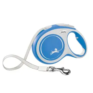 Vodítko Flexi New Comfort páska L 8 m modré (do 50 kg)
