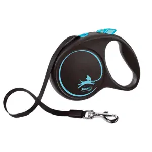 flexi Black Design M popruh 5m modrá do 25kg