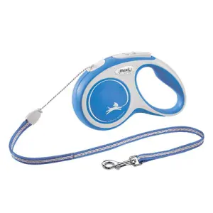 Vodítko Flexi New Comfort lanko M 5 m modré (do 20 kg)