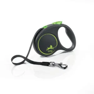 flexi Black Design S popruh 5m zelená do 15kg