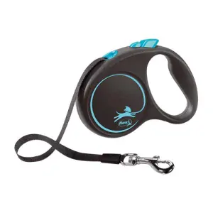 flexi Black Design S popruh 5m modrá do 15kg