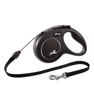 flexi New Classic lanko M 5m do 20kg čierne