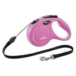 flexi New Classic lanko M 5m do 20kg pink