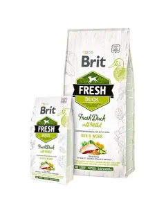 BRIT Fresh Active Run & Work kačacie s prosom 12 kg