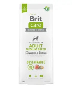 Brit Care pes Sustainable Adult Medium Breed 12 kg