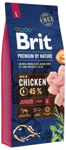 Brit Premium by Nature dog Junior L 15 kg