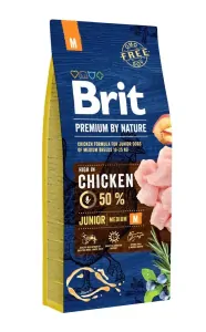 Brit Premium by Nature dog Junior M 15 kg